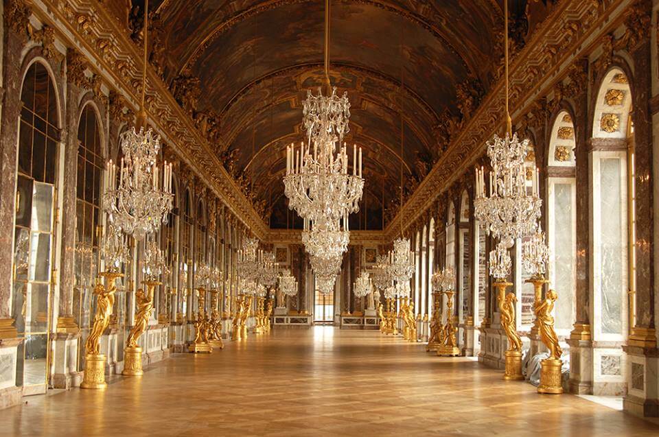 Galeria dos Espelhos. Foto: Château de Versailles